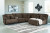 Ashley Top Tier Alloy 6-Piece Sectional with Recliner 92706/05/19/41/46/57/77/25