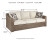 Ashley Beachcroft Black Light Gray Outdoor Sofa with 2 Lounge Chairs