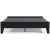 Ashley Finch Black Queen Platform Bed with Mattress