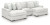 Ashley Stupendous Alloy 3-Piece Sectional with Double Chaise