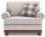 Ashley Stoughton Sandstone Chair and Ottoman