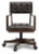 Ashley Breckington Dark Brown Home Office Desk with Chair and Storage