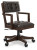 Ashley Breckington Dark Brown Home Office Desk with Chair and Storage