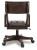 Ashley Breckington Dark Brown Home Office Desk with Chair and Storage