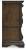 Ashley Maylee Dark Brown King Canopy Bed with Dresser