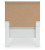 Ashley Bostwick Shoals White Twin Panel Bed with Mirrored Dresser