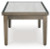 Ashley Rainier Ranch Brown Beige Outdoor Sofa and Loveseat with Coffee Table