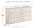 Ashley Bostwick Shoals White Queen Panel Bed with Dresser and Nightstand