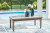 Ashley Rainier Ranch Brown Beige Outdoor Sofa and 2 Chairs with Coffee Table