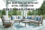 Ashley Rainier Ranch Brown Beige Outdoor Dining Table and 4 Chairs P701/625/602A(2)