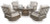 Ashley Rainier Ranch Brown Beige Outdoor Dining Table and 4 Chairs P701/625/602A(2)