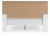 Ashley Bostwick Shoals White King Panel Bed with Mirrored Dresser and Nightstand