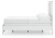 Ashley Bostwick Shoals White Full Panel Bed with Dresser and Nightstand