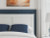 Ashley Bostwick Shoals White Full Panel Bed with Dresser and Nightstand