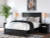 Ashley Maribel Black Queen Panel Bed with Mirrored Dresser, Chest and Nightstand