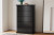 Ashley Maribel Black King Panel Bed with Mirrored Dresser, Chest and 2 Nightstands