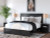 Ashley Maribel Black King Panel Bed with Mirrored Dresser