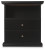 Ashley Maribel Black Full Panel Bed with Mirrored Dresser, Chest and Nightstand