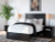 Ashley Maribel Black Full Panel Bed with Mirrored Dresser, Chest and Nightstand