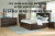 Ashley Vanmore Dark Brown Full Storage Bed with Mirrored Dresser and Chest