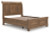 Ashley Vandenmore Medium Brown Queen Storage Sleigh Bed with Mirrored Dresser, Chest and Nightstand