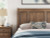 Ashley Vandenmore Medium Brown Queen Storage Sleigh Bed with Mirrored Dresser, Chest and 2 Nightstands