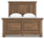 Ashley Vandenmore Medium Brown Queen Panel Bed with Mirrored Dresser, Chest and 2 Nightstands