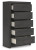 Ashley Parlayon Charcoal Queen Panel Storage Bed with Mirrored Dresser, Chest and Nightstand Ashley Parlayon Charcoal Queen Panel Storage Bed with Mirrored Dresser, Chest and Nightstand