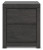 Ashley Parlayon Charcoal Queen Panel Storage Bed with Mirrored Dresser and 2 Nightstands