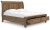 Ashley Vandenmore Medium Brown King Storage Sleigh Bed with Dresser