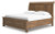Ashley Vandenmore Medium Brown King Storage Sleigh Bed with Dresser