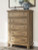 Ashley Vandenmore Medium Brown King Panel Bed with Mirrored Dresser, Chest and Nightstand