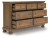 Ashley Vandenmore Medium Brown King Panel Bed with Dresser and Nightstand