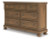 Ashley Vandenmore Medium Brown King Panel Bed with Dresser and Nightstand