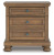 Ashley Vandenmore Medium Brown California King Panel Bed with Mirrored Dresser and Nightstand