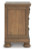 Ashley Vandenmore Medium Brown California King Panel Bed with Mirrored Dresser and Nightstand
