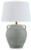 Ashley Shawburg Antique Green 2-Piece Table Lamp Set