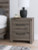 Ashley Urbanoore Brown Gray Twin Panel Bed with Mirrored Dresser, Chest and Nightstand