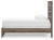 Ashley Urbanoore Brown Gray Twin Panel Bed with Dresser