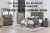 Ashley Urbanoore Brown Gray Queen Panel Bed with Mirrored Dresser and 2 Nightstands