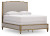 Ashley Sharlance Green Brown Queen Upholstered Panel Bed with Mirrored Dresser and Chest Ashley Sharlance Green Brown Queen Upholstered Panel Bed with Mirrored Dresser and Chest