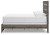 Ashley Urbanoore Brown Gray Queen Panel Bed with Dresser and Nightstand