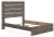 Ashley Urbanoore Brown Gray Queen Panel Bed with Dresser and Nightstand