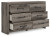 Ashley Urbanoore Brown Gray Queen Panel Bed with Dresser