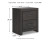 Ashley Delmorta Dark Gray Twin Panel Storage Bed with Mirrored Dresser and Nightstand