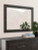 Ashley Delmorta Dark Gray Twin Panel Storage Bed with Mirrored Dresser and Nightstand