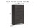 Ashley Delmorta Dark Gray Twin Panel Storage Bed with Mirrored Dresser and Chest