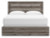 Ashley Urbanoore Brown Gray King Panel Bed with Dresser and Nightstand