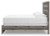 Ashley Urbanoore Brown Gray King Panel Bed with Dresser and Nightstand