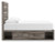Ashley Urbanoore Brown Gray Full Panel Bed with Storage with Dresser B100/12/B2405/50(2)/55/31